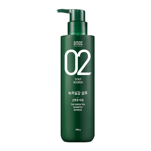 Amos Amos 02 Champú, champú revitalizado coreano importado original 80G, control de petróleo y anti-dañado