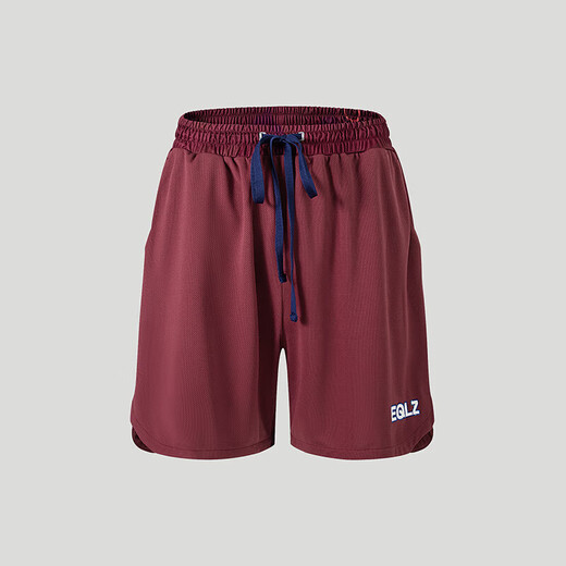 EQLZ Yikuo Basketball Academy knitted elite pants men's basketball shorts five-point pants men campus blue 2XL