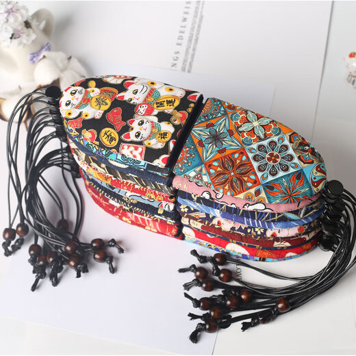 Jiatuling Donglai Quality Creative Key Pack Handmade Fabric Drawing Rope Car Remote Control Key Household Key Small Kaleidoscope