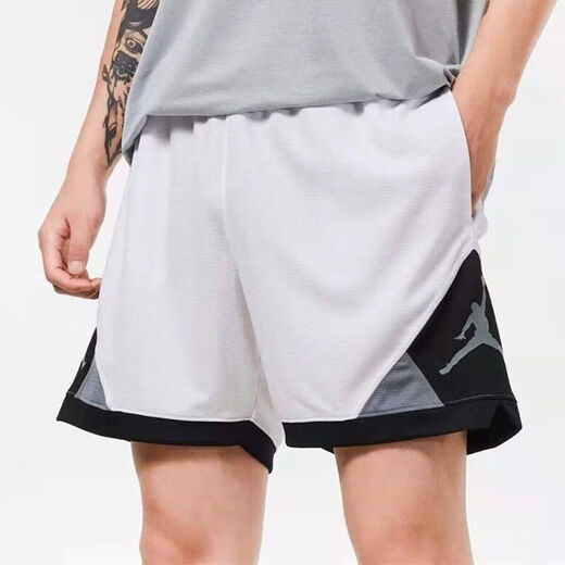 
AEROGAMI-Nike new Air Flying Summer AJ American DRI FIT breathable sports basketball quick-drying shorts Crimp pants C Nike 1371 white/gray Nike 2XL