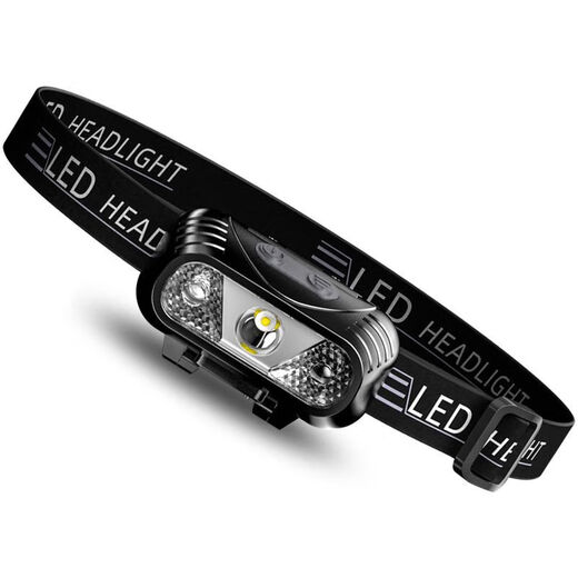 Fischereischeinwerfer haben eine lange Batterielebensdauer von 60 Stunden LED Super hell helles starkes Licht wiederaufladbarer Kopfmontierinduktion Taschenlampe ausschließlich induzierte Superhelle 698 V Standby 93 Tage
