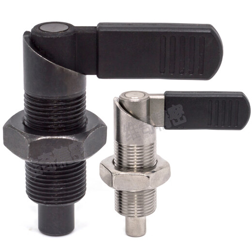 
Kezhitu 16/20 M10 knob plunger elastic pin L type indexing pin spring positioning pin safety pull pin lock fine tooth carbon steel PXVBK12155M1215A5