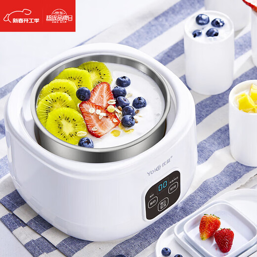 Goyn110v Joghurtmaschine für Haushalt Vollautomatisch kleine Mini -Hausmade Weinweinbrauen Enzym Fermentation Natto Machine Split 110 V US -Vorschriften Smart 1,5L Edelstahl Innendeck