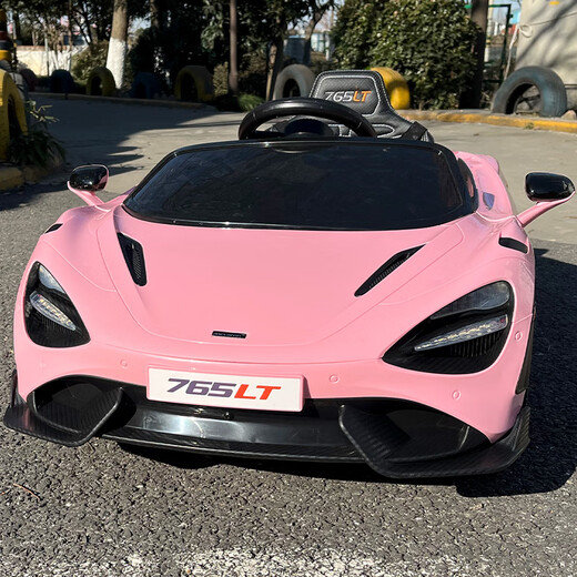 
Beibeiya McLaren children's car electric four-wheeled car can be seated for people, children's sports car remote control toy battery children's car. Ultimate version powder + four-wheel drive + leather seat + soft wheel + lithium battery