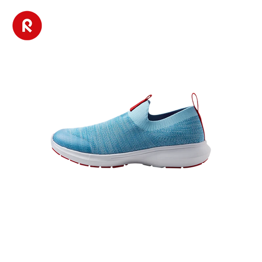 
Reima men's and girls' big children's shoes for spring and summer new machine washable lightweight and breathable one-foot sneakers blue 6210 size 30