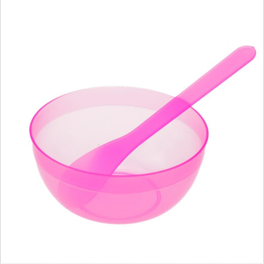 Eyelash beauty salon special plastic mask bowl and spoon set large mixing tools spa supplies homemade mask mixing bowl large 4# pink bowl + stick 1 piece