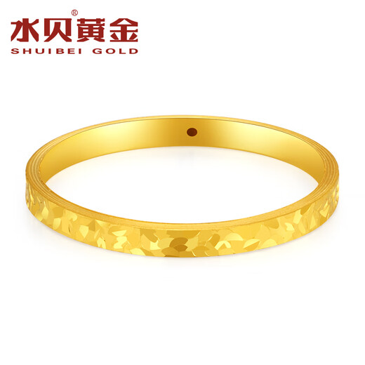 Water shell gold pure gold 999 crushed ice ring gold ring for women, small gram weight birthday gift, 12 rings + gold weight about 1 gram (face width about 2.1mm) More refunds, less compensation