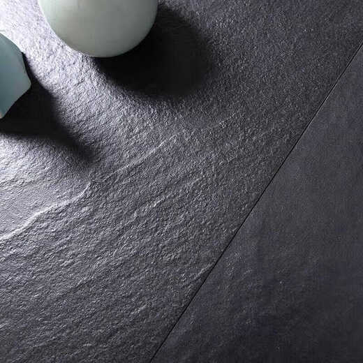 黑色奢石瓷砖600x1200仿古哑光黑白根通体砖商业场所防滑耐磨地砖 75077 600*1200-物流费咨询客服