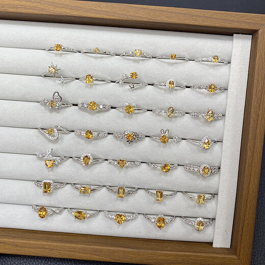 Shien Tongti S925 Sterling Silber Natürlicher Edelstein Zypressen Xiaohongshu gleicher Silberschmuck J6227 Cypress Cypress Öffnen verstellbar