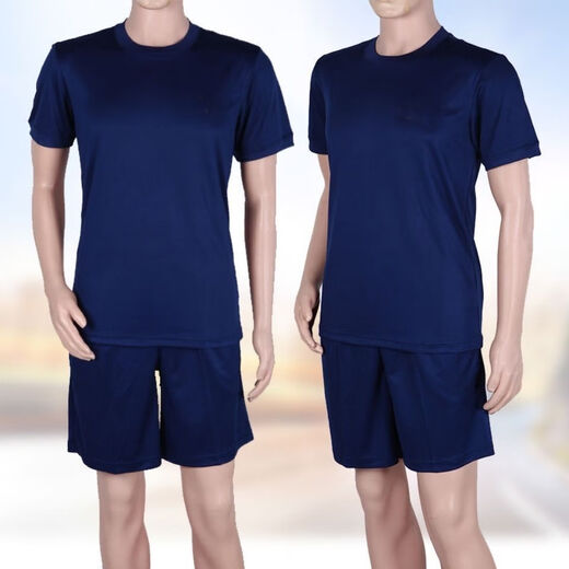 控战友火焰蓝XF体能服内部质式夏季速干体能服速干透气 短袖体能服-方套装 165-17084-88