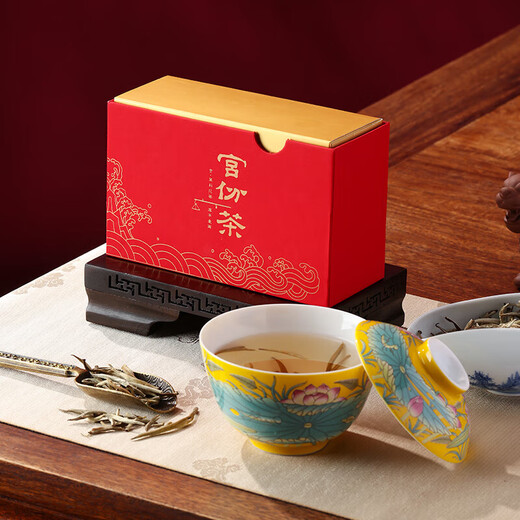 御茶膳房（The  Imperial  Palace）糕点心茶叶年货礼盒过年送礼礼品春节北京特产新年零食礼包897.5g 【金蛇送福】蛇年糕点礼盒
