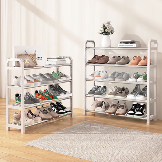 Jiadu shoe rack doorway multi-layer shoe storage rack rental living room simple slipper rack economical shoe rack