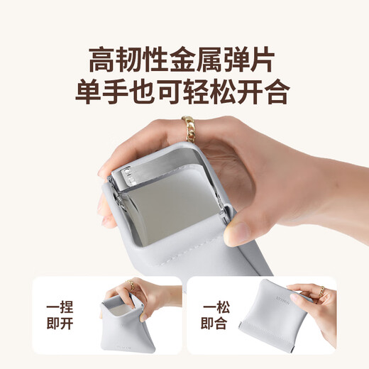 Green-connected headphone bag data cable storage portable outdoor shrapnel storage bag charging cable headphone coin wallet automatic closing suitable for S3/S5/H6 Pro/T6s/T6 Magic
