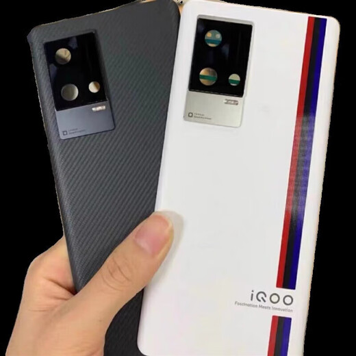 Suitable for iqoo7 original mobile phone back cover 8 original tempered glass back screen 9 battery back cover replacement back shell IQOO7 legendary white accessories with frame mirror