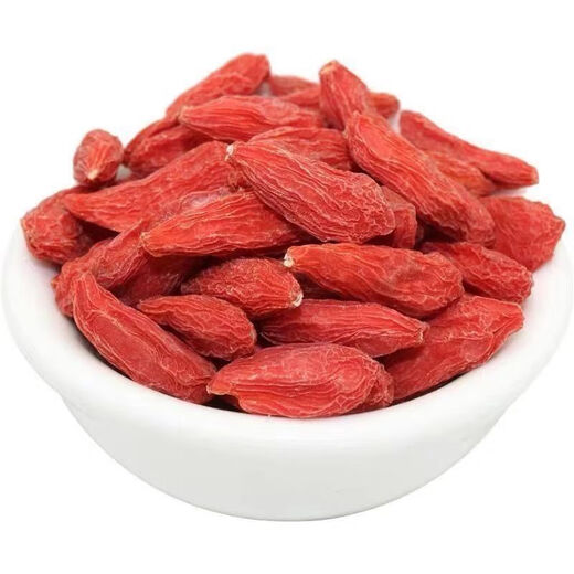 Le nouveau produit authentique spécial authentique de Pékin Tongrentang Wolfberry 500G Ningxia d'Origin First Big Fruit Red Wolfberry pour faire du thé et du vin et de la soupe Ningxia de Ningxia de Wolfberry spécialement sans soufre. Achetez une boîte de First Wolfberry et obtenez une boîte de 500 g au total