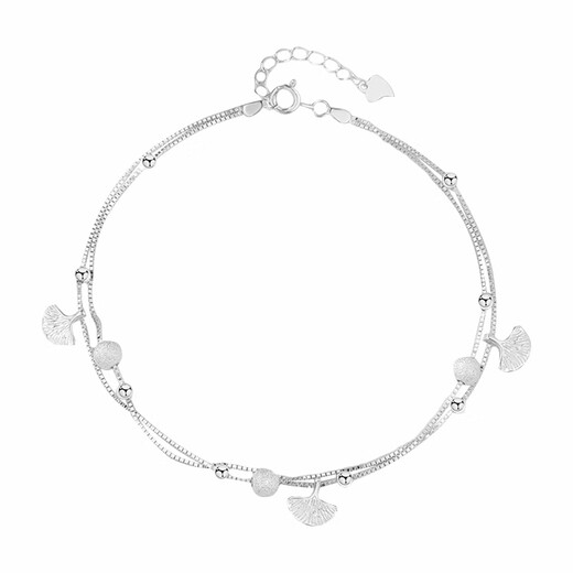 Chow Tai Fook PT950 platinum anklet for women 2024 new niche design Sansheng is lucky to have Chinese Valentine's Day Chinese Valentine's Day Chinese Valentine's Day