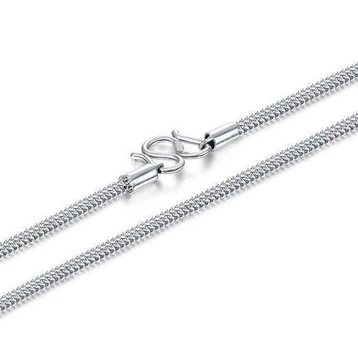 Mengjinyuan platinum necklace PT950 Chopard chain platinum thick chain boss chain clavicle chain birthday gift 60cm-about 19.45g