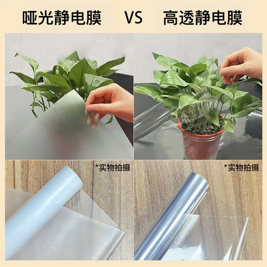 Fuju wall protective film electrostatic adsorption wall sticker latex paint wall anti-fouling anti-kick matte wall sticker 1.2*3 meters