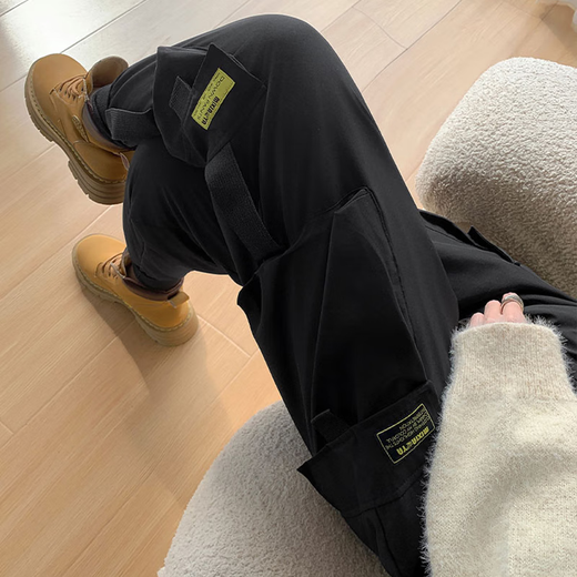 Down pants women's winter new style white duck down plus down thickening can be worn outside high-waisted overalls minus 40 degrees warm pants black real duck down cold resistant minus 30 XL suitable for 110-120 Jin Jin equals 0.5 kg