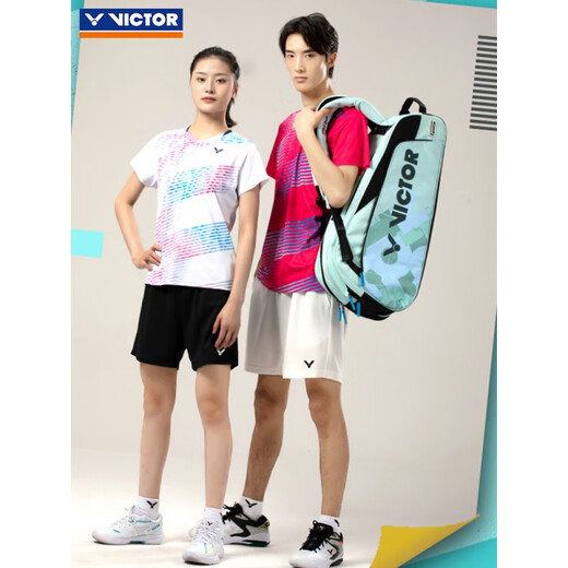 Victor Victory Badminton Bag Rectangular Bag Club Club Series Men et femmes Sac à main de grande capacité BR6219 Authentique BR6219-R PARROT GREEN BR6219-R