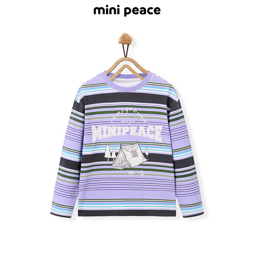 Minipeace Peacebird pour enfants Vêtements pour enfants T-shirt à manches longues facpf1416 Dusk Purple 130