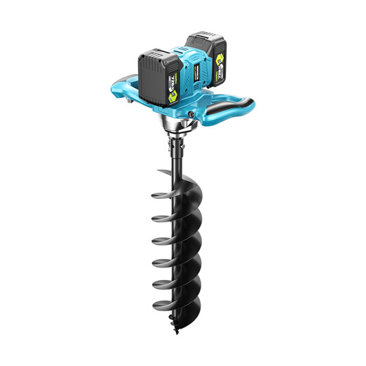 
Kristen high-power soil drilling and drilling machine for agricultural electric ground drilling and drilling hole drilling and drilling machine pile driver pit digging artifact ice drilling and winter fishing CT-ground drilling 728TV2 electric 2 charge + 150mm drill bit