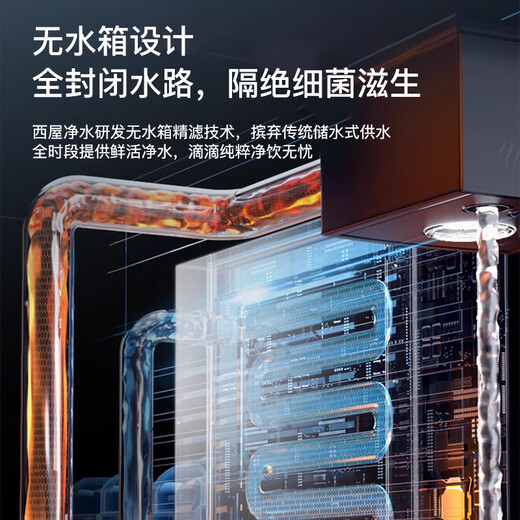Westinghouse Q6S/eingebetteter Direktwasserspender Trinkmaschine RO -Filter Kalt- und Kaltwasserreiniger Kühlungsmodell Q6S (Minitienwasser)