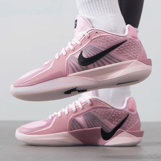 Nike (Nike) Frauenschuhe Sommer Neue Sabrina Running Shoes Modetrend Vielseitige Freizeitschuhe atmungsaktive gepolsterte Sportschuhe FZ1517-601 Schaumpulver/Schwarz 36