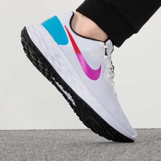 NIKE Nike Running Shoes Men's Shoes 2024 Spring New REVOLUTION 6 NN 4E Lightweight and Breathable Sneakers FJ1049-100 42