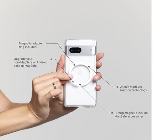 PopSockets 圆形手机握把 MagSafe 配件 手机支架 兼容无线充电半透明