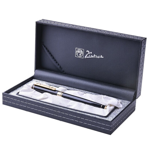 毕加索（pimio） 24新款 902弯尖美工笔硬笔书法钢笔1.0mm艺术签名笔学生弯头练字书法笔 【1.0mm】902黑色金夹美工笔弯尖