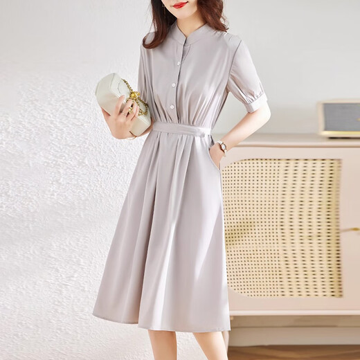Robe de marque haut de gamme Nosskiss Luxury pour les femmes 2025 Été Nouveau style haut de gamme Slim et Slim Small Jirt Picture Color M [90-115Jin [Jin est égal à 0,5 kg]]]