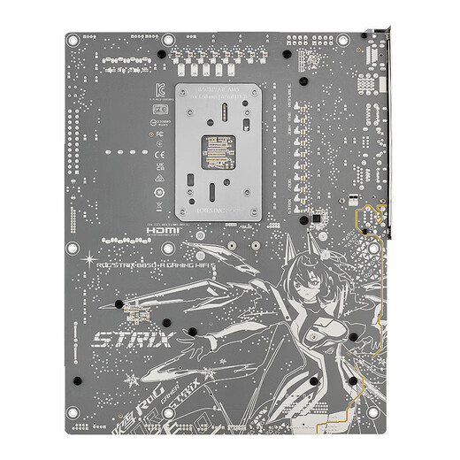 ROG STRIX B850-A GAMING WIFI S Republic of Gamers Fubuki Gaming-Motherboard unterstützt CPU9800X3D/9950X (AMD B850/Sockel AM5) Reinweiß Fubuki B850-A WIFI S