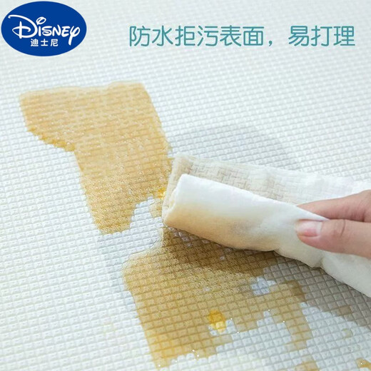 Mat de la noche en espesor de Disney (Disney) Mat de la cabecera del bebé Baby Baby Baby Baby Mat de la espuma ambiental a prueba de humedad de la humedad a prueba de agua de doble cara 2 cm de espesor [certificación 3C] Patrón aleatorio de 100cmx180 cm