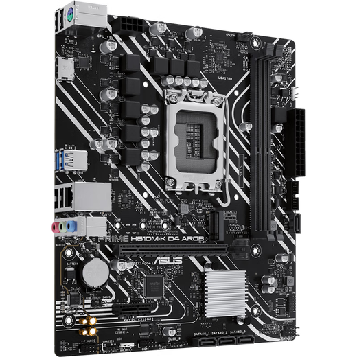 英特尔（Intel）12代酷睿CPU 华硕600主板CPU套装 板u套装 华硕PRIME H610M-K D4 ARGB i3-12100 盒装
