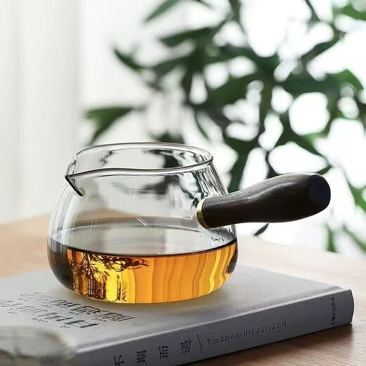 Soot meditation pot male cup high borosilicate high temperature resistant Xiangyun buckle master cup cup tea tray set with cup holder