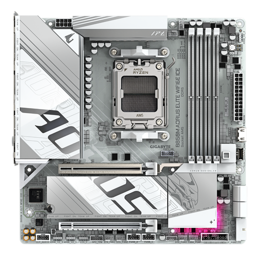 技嘉B850 电竞雕冰雕大板 主板搭AMD 锐龙7000/9000系列 散片盒装 9700X/9800X3D 主板CPU套装 板U套装 技嘉 B850M  冰雕白板 AMD 锐龙9 9900X盒装