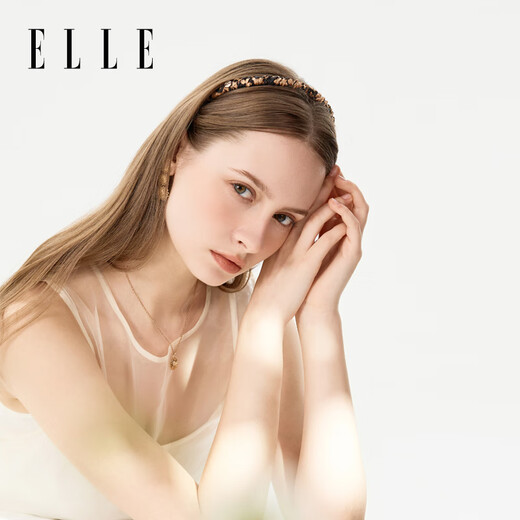 ELLE headband for girls spring and summer face wash headband hair accessories non-slip non-slip toothed high skull gift for girlfriend