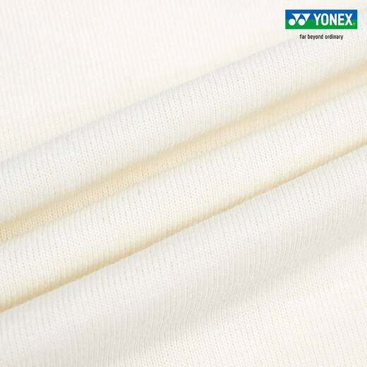 Serie de protección natural y ambiental de Yonex 25SS 16833CR/16835CR Camiseta de deportes al aire libre Hombres y mujeres 16833cr Ice beige (estilo masculino) XL