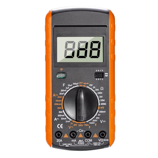 万用表数字高精度全智能防烧表电子电工专用家用套装DT9205A 黑色全自动套装DT9207+加强表线1