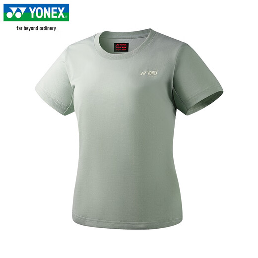 YONEX2025新款尤尼克斯羽毛球服速干短袖男女T恤环保系列运动上衣16833 女款 16835CR 薄荷 M
