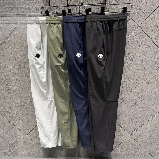 迪桑特（DESCENTE）海外官方【陈伟霆同款】男士健身休闲梭织长裤D3291TPT93C 迪D3292TPT93C-NV藏青色 女款 M 165/66A