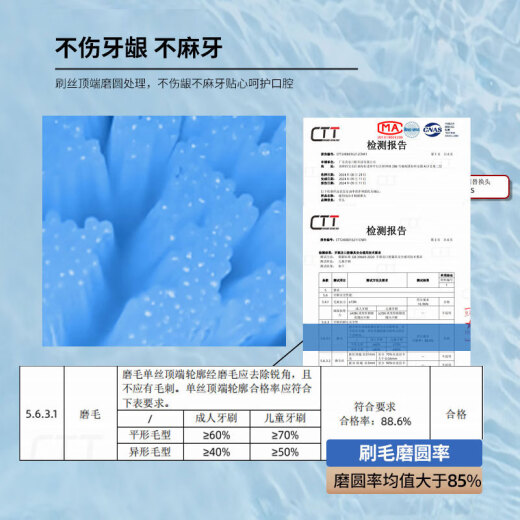幻想飞碟适配飞利浦PHILIPS sonicare电动牙刷头Hx686p Hx680y Hx680z  HX680 Hx682替换头 8支 【C2牙菌斑洁净型】