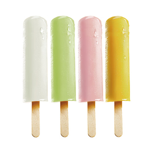 Meiji juice popsicles (grape, white peach, pineapple, coconut) 32g*16 popsicles in color box