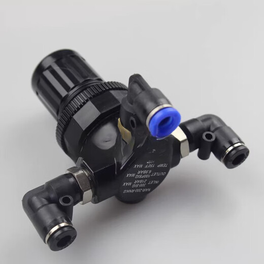 XMSJ injection molding machine pressure regulating valve, regulating air pressure valve, electrostatic generator coating machine accessories regulator, tracheal connector, tracheal connector 12124