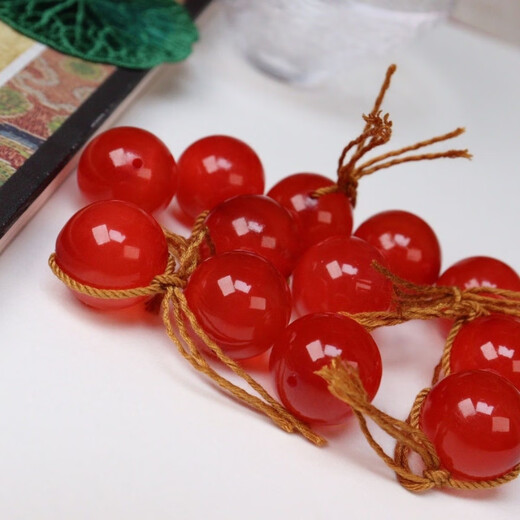 Knock Knock Love Herring Stone Round Beads Two-way Beads Waist Beads Top Beads Multi-bead Beads Buddha Beads Bracelet Accessories Men and Women Matching Beads Toy Bracelet 8mm/1pc