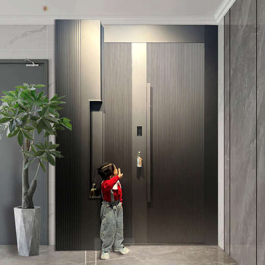 XMSJ Luz personalizada Puerta de aluminio de aluminio de lujo Villa Big Puerta Madre Rural Contrada de la casa auto-construida Puerta 2024 Nueva puerta de aluminio fundida exquisitamente 9885 9885