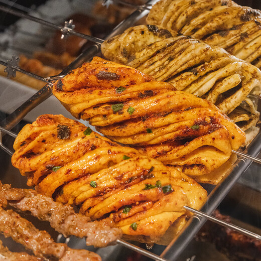 One-day fresh pastry, salt and pepper rolls 340g/4*5 bags, air fryer, morning and dinner steamed buns, half-speed food