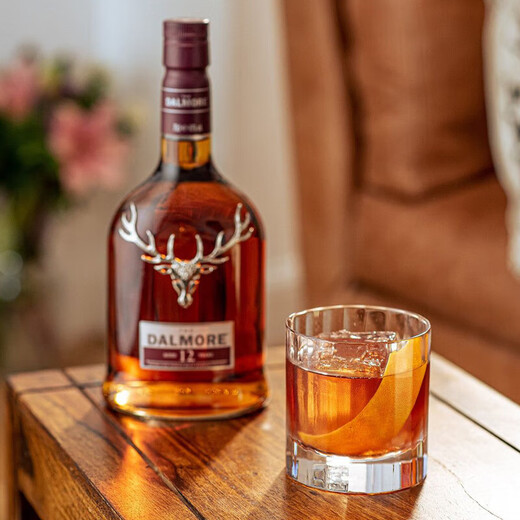 大摩（DALMORE）达摩12年苏格兰单一麦芽威士忌酒 英国高低区 原瓶进口洋酒 大摩12年1000ml 2瓶装有码