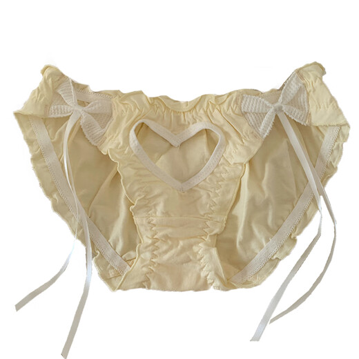 Innolis Unterwäsche Girls Sweet Mid-Taist Nette reine und sexy junge Damen Brüste sanfte Spitzenbow-Briefs 9042+9921 m [80-100jin [Jin gleich 0,5 kg]]